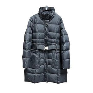 DKNY Women’s Black Puff Down Long Coat Size Large